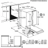 Electrolux EEM43200L Teljesen beépíthető mosogatógép | 45 cm