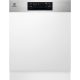 Electrolux EES47310IX Beépíthető kezelőpaneles mosogatógép | 13 teríték | AirDry | Auto Sense | MachineCare | ExtraHygiene | GlassCare | XtraPower | 60 cm