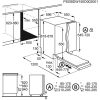 Electrolux EES48401L Teljesen beépíthető mosogatógép | 14 teríték | AirDry | QuickSelect | MaxiFlex | GlassCare | LED | 60 cm