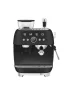 SMEG ŐRLŐVEL KOMBINÁLT ESPRESSO KÁVÉFŐZŐ, retro, matt fekete