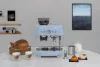 SMEG ŐRLŐVEL KOMBINÁLT ESPRESSO KÁVÉFŐZŐ, retro, világoskék