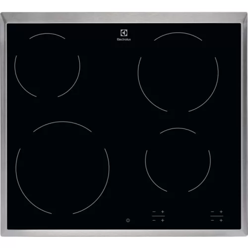 Electrolux EHF6240XXK Beépíthető kerámia főzőlap Fekete + inox
