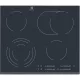Electrolux EHF6547FXK Beépíthető kerámia főzőlap Fekete