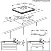 Electrolux EHF6547FXK Beépíthető kerámia főzőlap | Bővíthető főzőzóna | Booster | 60 cm | Fekete