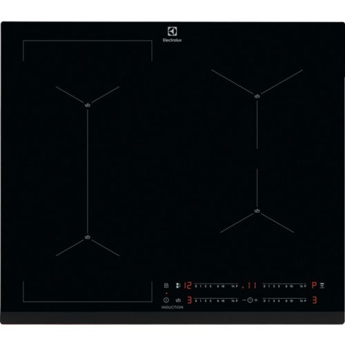 Electrolux EIS62441 SenseCook Boil Beépíthető indukciós főzőlap | Booster | Bridge | H2H | 60 cm | Fekete