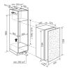 Electrolux Novamatic EK1017.3R Beépíthető hűtőszekrény | 214 l | 127 cm magas | 55 cm széles