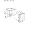 Electrolux EK134SRWE Beépíthető Hűtő 76cm