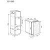 Electrolux EK158SLWE Beépíthető Hűtőszekrény 140L
