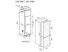 Electrolux EK276BNRSW Beépíthető Kombinált alulfagyasztós hűtőszekrény | NoFrost | DynamicAir | CleanAir | twinTech | 166/60 l | 152.3 cm magas | 54.7 cm széles | Fekete