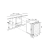 Novamatic EK617.3R (Electrolux) Beépíthető Hűtő 76cm