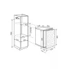 Novamatic EK717.2L (Electrolux) Beépíthető Hűtő 140L