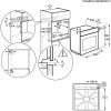 Electrolux EOC8P39WX SteamCrisp Beépíthető gőzsütő | EXCite érintőkijelző | 72l | Pirolitikus | Maghőmérő | Inox