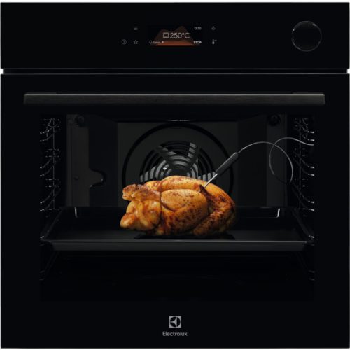 Electrolux EOC8P39Z SteamCrisp Beépíthető gőzsütő | EXCite | 72l | Pirolitikus | Maghőmérő | Assisted Cooking | Fekete