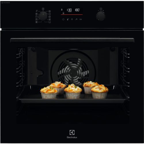 Electrolux EOD6P77WZ SteamBake Beépíthető sütő | LED | 72 l | Pirolitikus | Wifi | Fekete