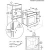 Electrolux EOH3C00BX Beépíthető sütő | LED | 65l | Katalitikus | Inox