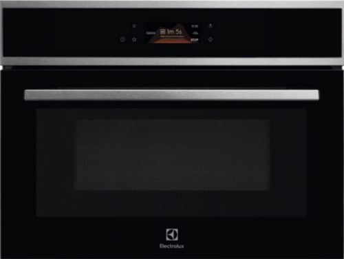 Electrolux EVM8E08X Beépíthető kompakt sütő mikrohullám funkcióval| LCD | 42l | Inox