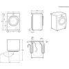 Electrolux EW7F447WIN PerfectCare beépíthető Elöltöltős mosógép 