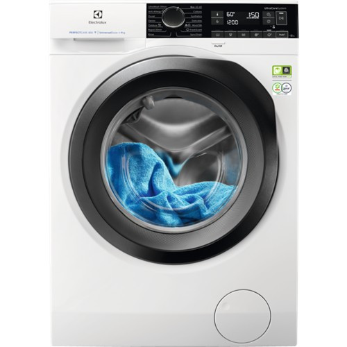 Electrolux EW8F249PSC PerfectCare UniversalDose elöltöltős mosógép | Gőz program | UltraWash | Ökoinverter | 9 kg | 1400 f/perc | LCD