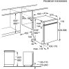 AEG FEE73517PM Beépíthető kezelőpaneles mosogatógép | 10 teríték | AirDry | MaxiFlex | ExtraHygiene | GlassCare | 45 cm