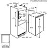 ZANUSSI Faure FRAN88ES Beépíthető hűtőszekrény | 142 l | 88 cm magas | 56 cm széles