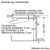 BOSCH HBA534EB3 Serie|4 Beépíthető sütő | 71l | EcoClean | Fekete