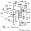 BOSCH HBF134YS1 Serie|2 Beépíthető sütő | LED | 66l | EcoClean | Nemesacél