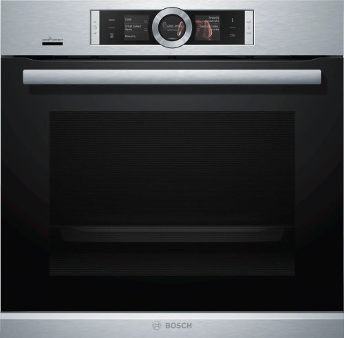 BOSCH HBG676ES6 Serie|8 Beépíthető sütő | TFT | 71l | Pirolitikus | 4D Hotair | PerfectBake | PerfectRoast | Wifi | Nemesacél