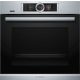 BOSCH HBG676ES6 Serie|8 Beépíthető sütő | TFT | 71l | Pirolitikus | 4D Hotair | PerfectBake | PerfectRoast | Wifi | Nemesacél