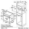 BOSCH HBG676ES6 Serie|8 Beépíthető sütő | Nemesacél