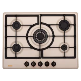 EVIDO RUSTIC-H 70C gáz főzőlap, 70 cm,bézs/bronz