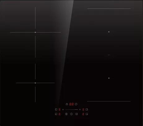 EVIDO VETRO 60BB indukciós főzőlap, 60 cm, multizone, fekete