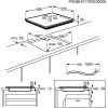 AEG HK654070FB Beépíthető kerámia főzőlap Fekete