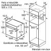 BOSCH HMG6764S1 Serie|8 Beépíthető sütő mikrohullám funkcióval | TFT | 67l | 4D Hotair | PerfectBake | PerfectRoast | Nemesacél