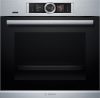 Bosch HRG6769S6 Serie|8 Beépíthető sütő gőz funkcióval | TFT | 71l | Pirolitikus | Added Steam | PerfectBake | PerfectRoast | Wifi | Nemesacél