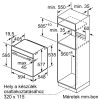 BOSCH HSG636BS1 Serie|8 Beépíthető gőzsütő | Nemesacél