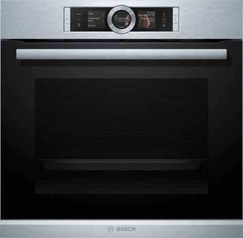 BOSCH HSG636ES1 Serie|8 Beépíthető gőzsütő | TFT | 71l | EcoClean | 4D Hotair | PerfectBake | PerfectRoast | FullSteam | Added Steam | Nemesacél