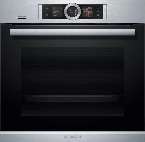 BOSCH HSG636XS6 Serie|8 Beépíthető gőzsütő | TFT | 71 | EcoClean | 4D Hotair | Added Steam | FullSteam | PerfectBake | PerfectRoast | Wifi | Nemesacél