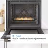 BOSCH HSG636XS6 Serie|8 Beépíthető gőzsütő | TFT | 71 | EcoClean | 4D Hotair | Added Steam | FullSteam | PerfectBake | PerfectRoast | Wifi | Nemesacél