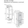 Electrolux IK277BNL Beépíthető kombinált alulfagyasztós hűtőszekrény | NoFrost | DynamicAir | CleanAir | 166/60 | 152.3 cm magas | 54.7 cm széles