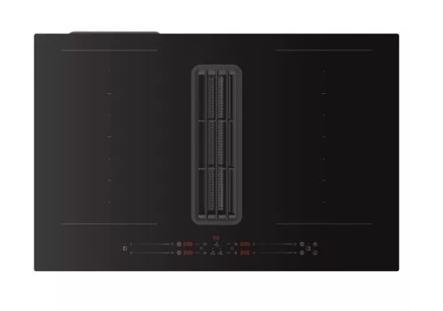 EVIDO VENTO 80DB páraelszívóval integrált indukciós főzőlap, 80 cm, 2 db multizone, fekete
