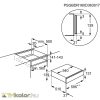 AEG KDK911423M Beépíthető vákuumozó fiók | Fekete