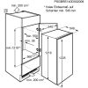 ZANUSSI Zanker KEAK12FS Beépíthető hűtőszekrény | 188 l | 122.5 cm magas | 56 cm széles