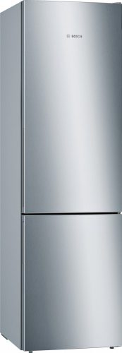 BOSCH KGE39AICA Serie|6 Szabadonálló kombinált alulfagyasztós hűtőszekrény | LowFrost | 249/88 l | 201 cm magas | 60 cm széles | Nemesacél