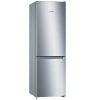 BOSCH KGN36NLEA Serie|2 Szabadonálló kombinált alulfagyasztós hűtőszekrény | NoFrost | MultiAirflow | 215/87 l | 186 cm magas | 60 cm széles | Szálcsiszolt acél színű