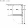 BOSCH KGN392ICF Serie|4 Szabadonálló kombinált alulfagyasztós hűtőszekrény | NoFrost | MultiAirFlow | 260/103 l | 203 cm magas | 60 cm széles | Szálcsiszolt acél