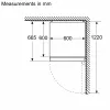 Bosch KGN392LCF Home Connect alulfagyasztós kombinalt hűtőszekrény