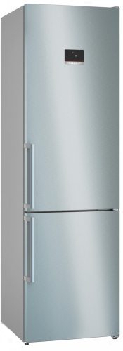 BOSCH KGN397ICT Serie|4 Szabadonálló kombinált alulfagyasztós hűtőszekrény | NoFrost | MultiAirFlow | 260/103 l | 203 cm magas | 60 cm széles | Nemesacél