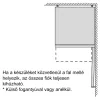 Bosch KGN39VLEB NoFrost alulfagyasztós kombinalt hűtőszekrény