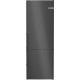 BOSCH KGN49OXBT Serie|6 Szabadonálló kombinált alulfagyasztós hűtőszekrény | NoFrost | PerfectFit | 311/129 l | 203 cm magas | 70 cm széles | Fekete-Inox