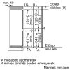Neff KI6873FE0 N 70 Beépíthető kombinált alulfagyasztós hűtőszekrény | LowFrost | 209/64 l | 177.2 cm magas | 55.8 cm széles